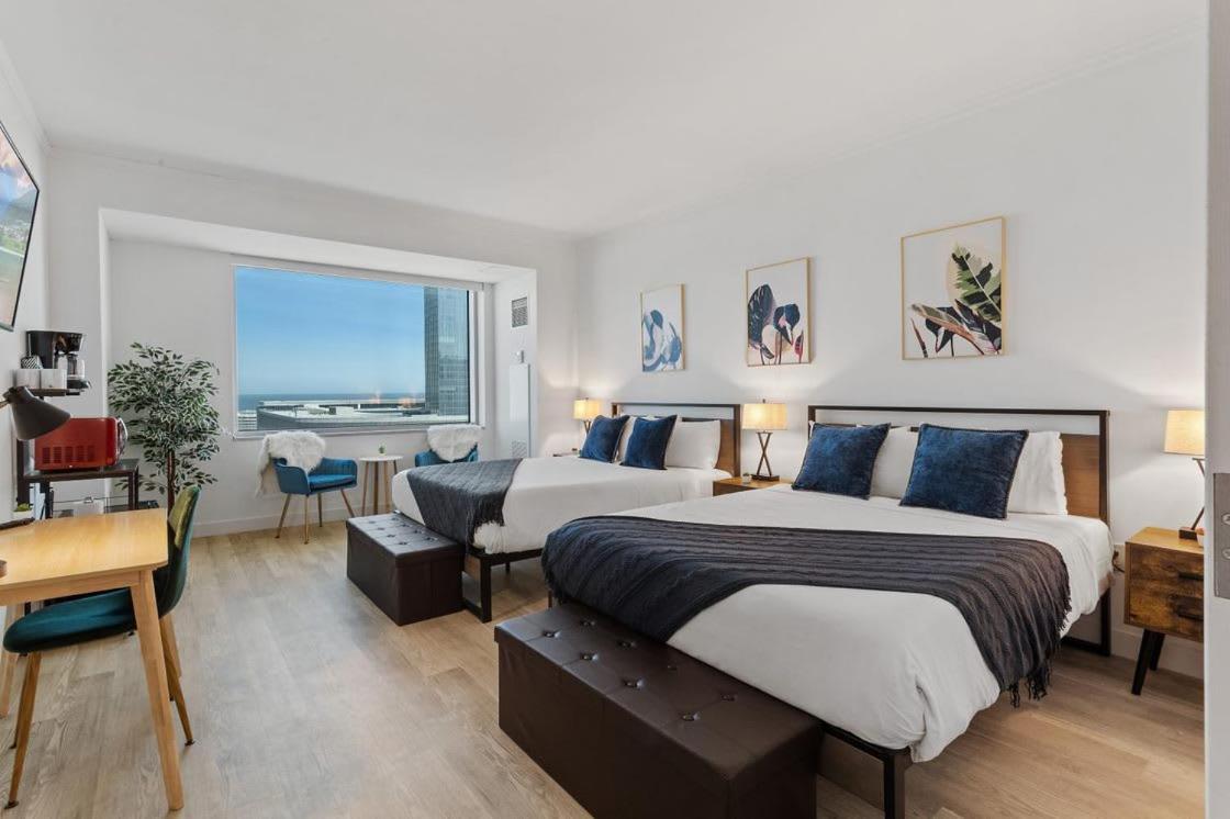 Beachfront Double Queen - Cozysuites Атлантик Сити Экстерьер фото